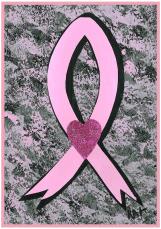 Pink Awareness Ribbon Ray